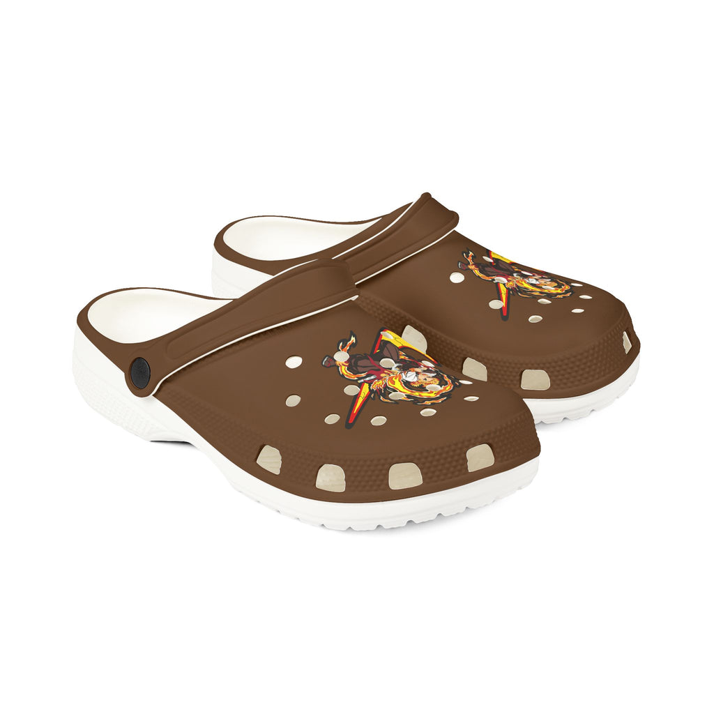Rin flame rubber slippers