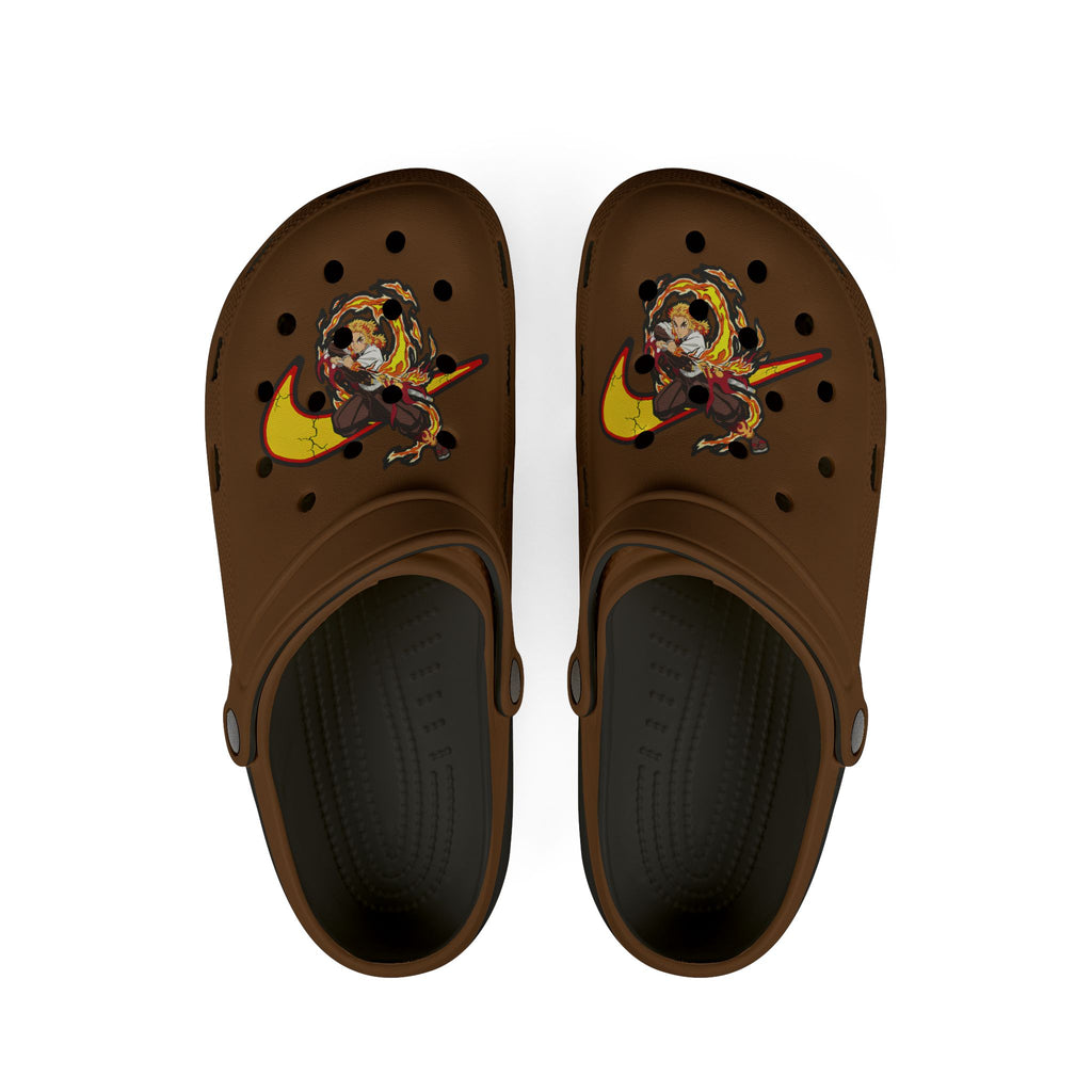 Rin flame rubber slippers